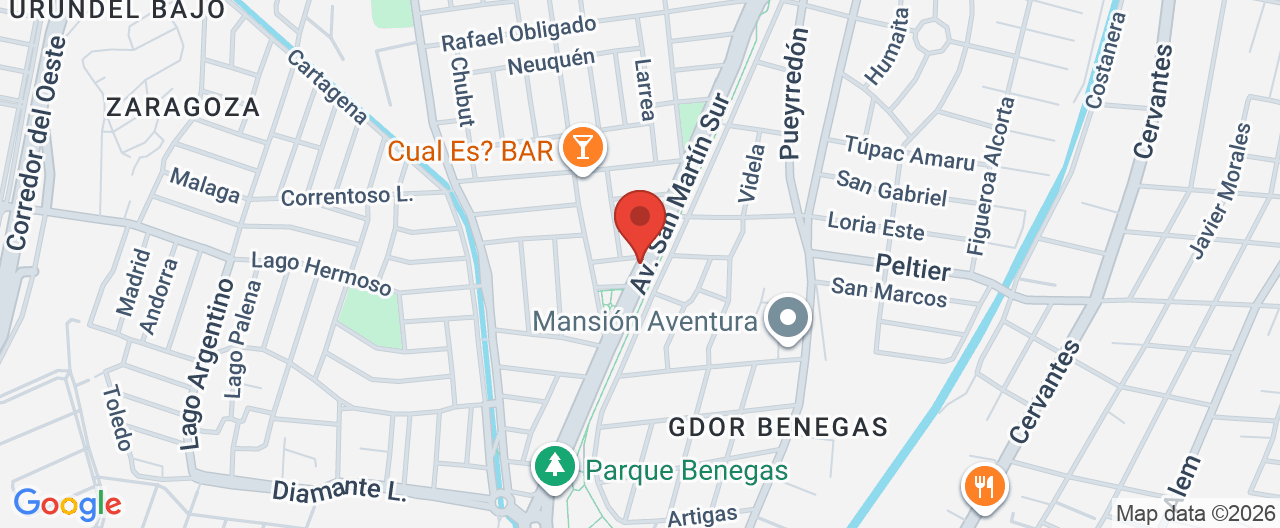 Mapa de la ubicación