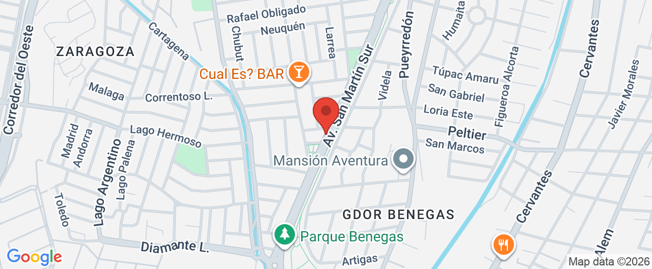 Mapa de la ubicación