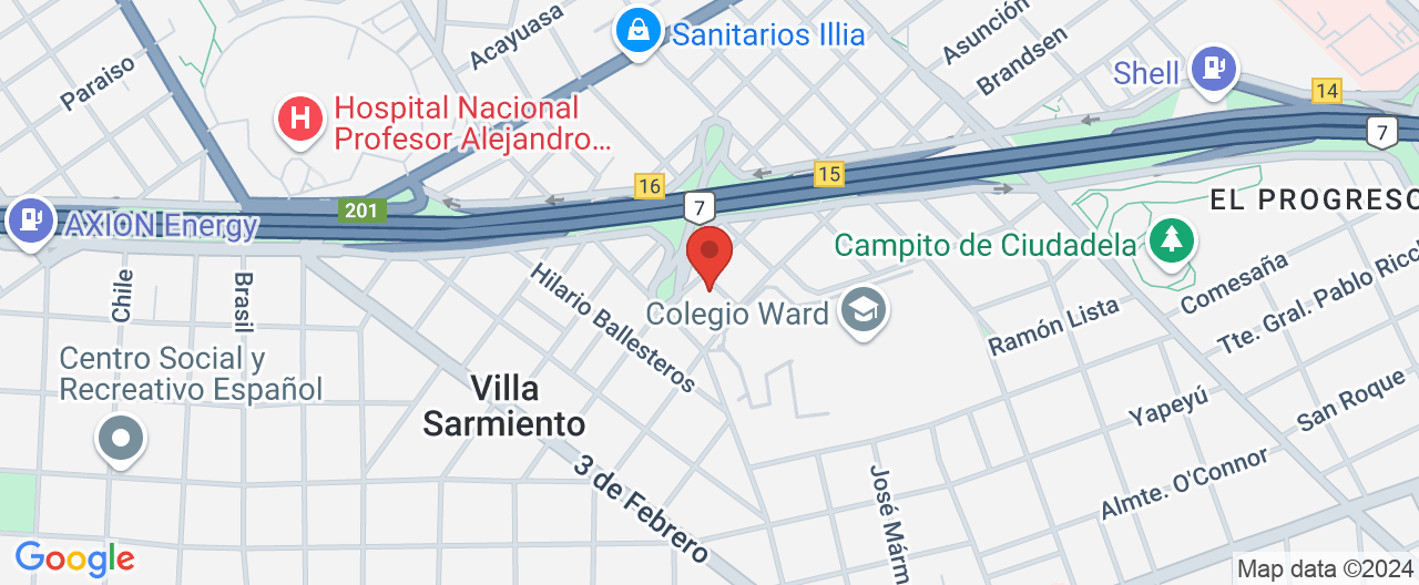 Mapa de la ubicación