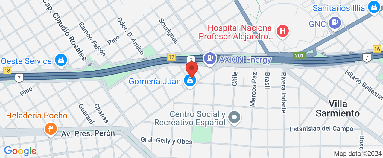 Mapa de la ubicación