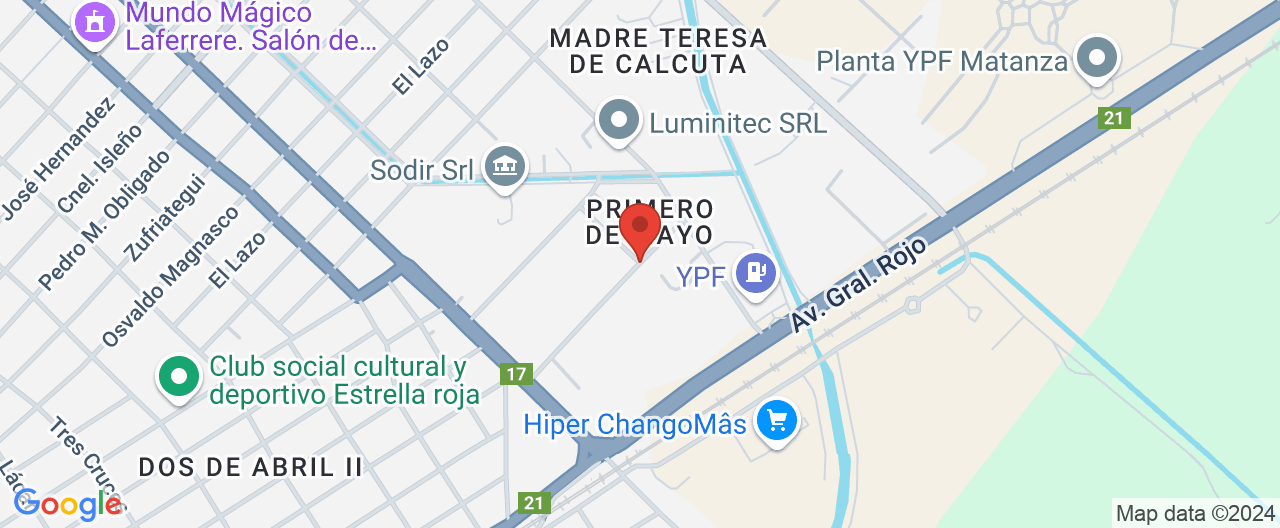 Mapa de la ubicación
