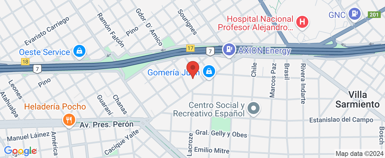 Mapa de la ubicación