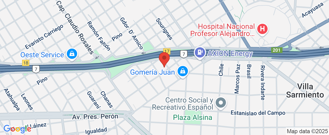 Mapa de la ubicación