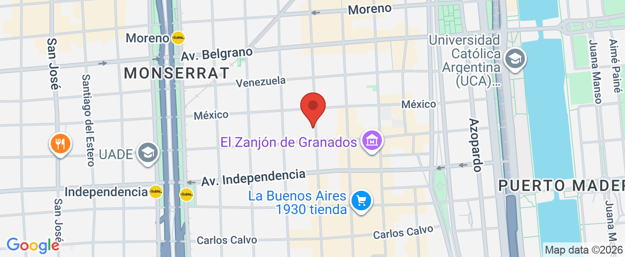 Mapa de la ubicación
