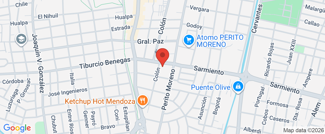 Mapa de la ubicación