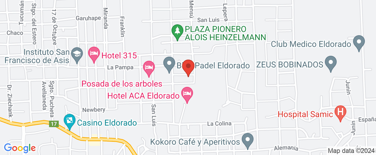 Mapa de la ubicación