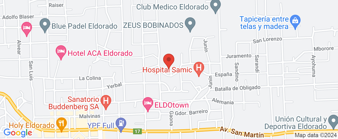 Mapa de la ubicación