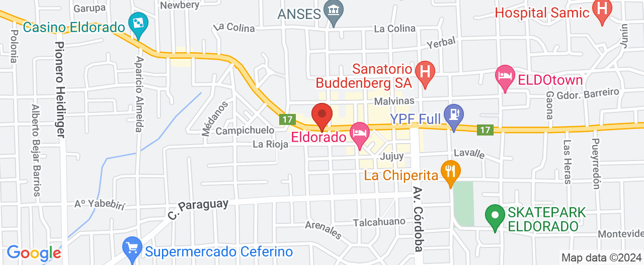 Mapa de la ubicación