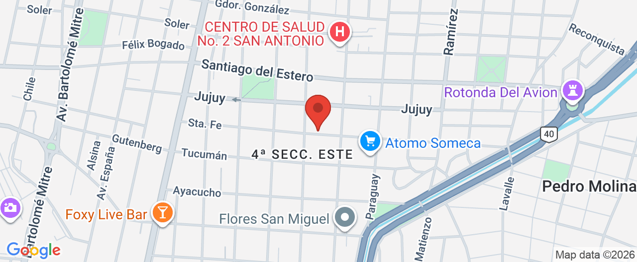 Mapa de la ubicación