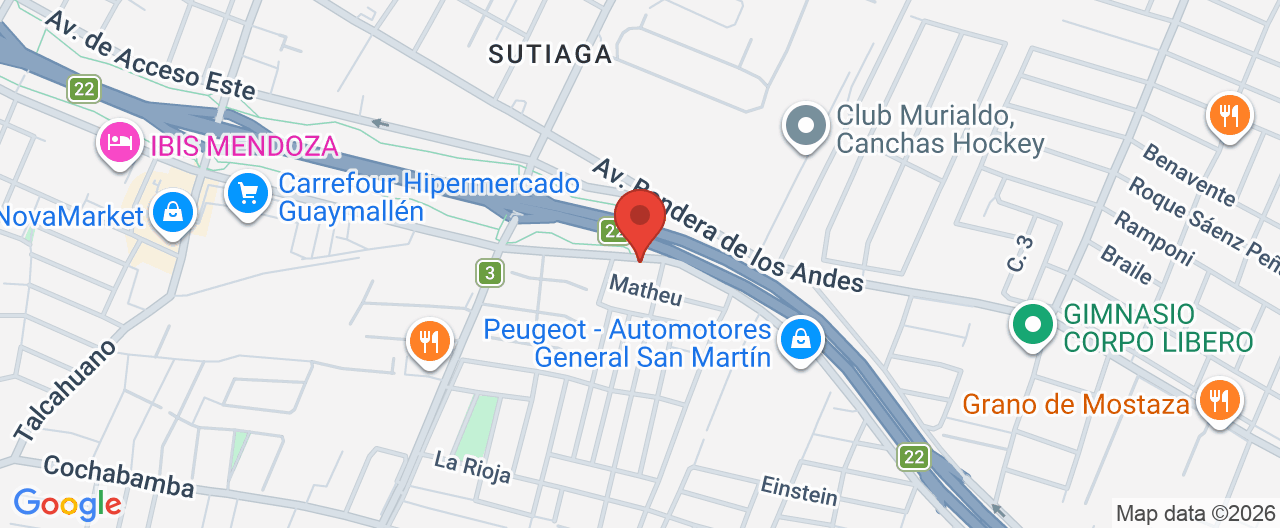 Mapa de la ubicación