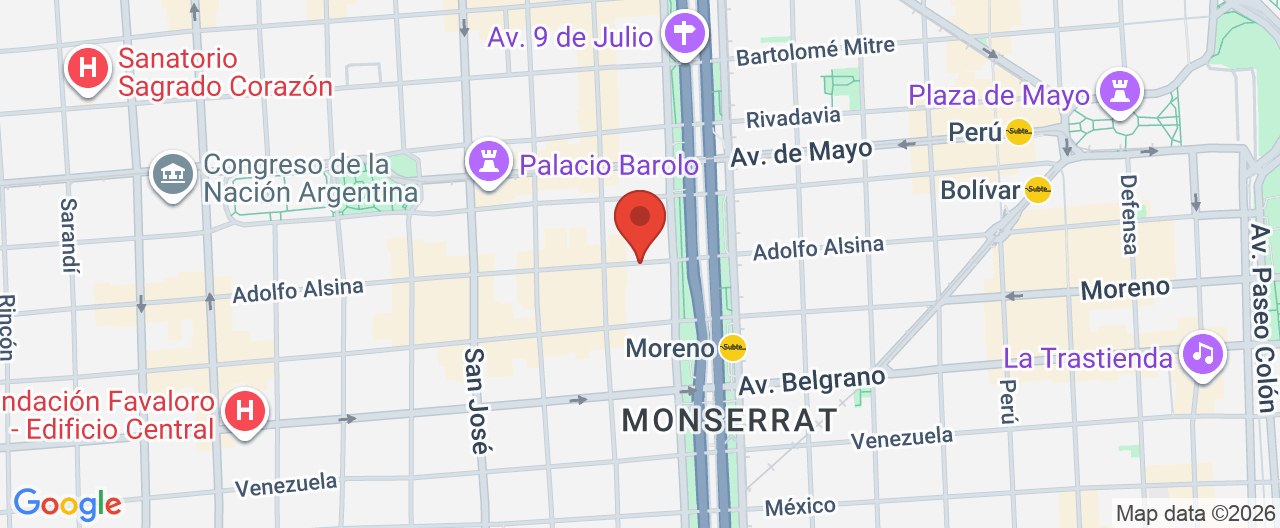 Mapa de la ubicación
