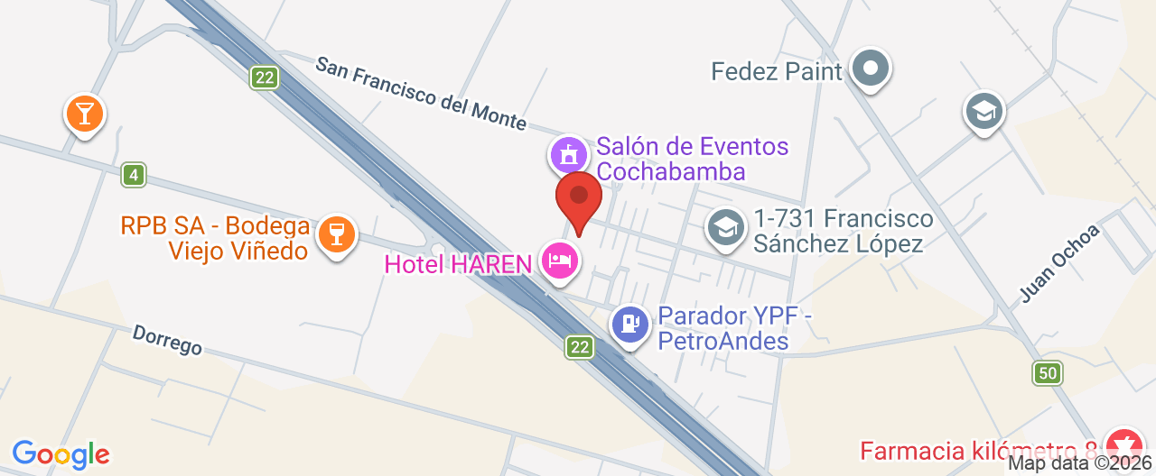 Mapa de la ubicación