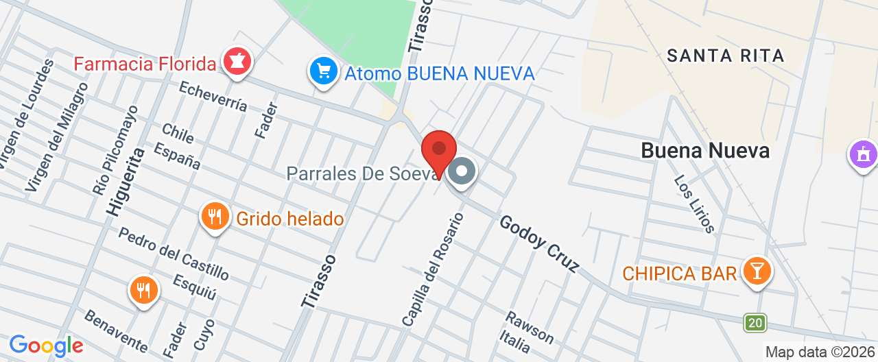 Mapa de la ubicación