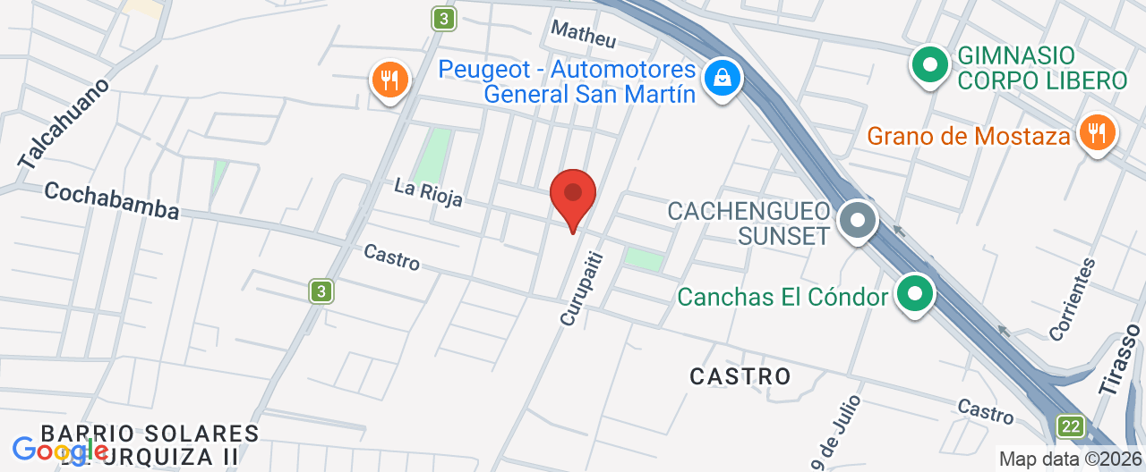 Mapa de la ubicación