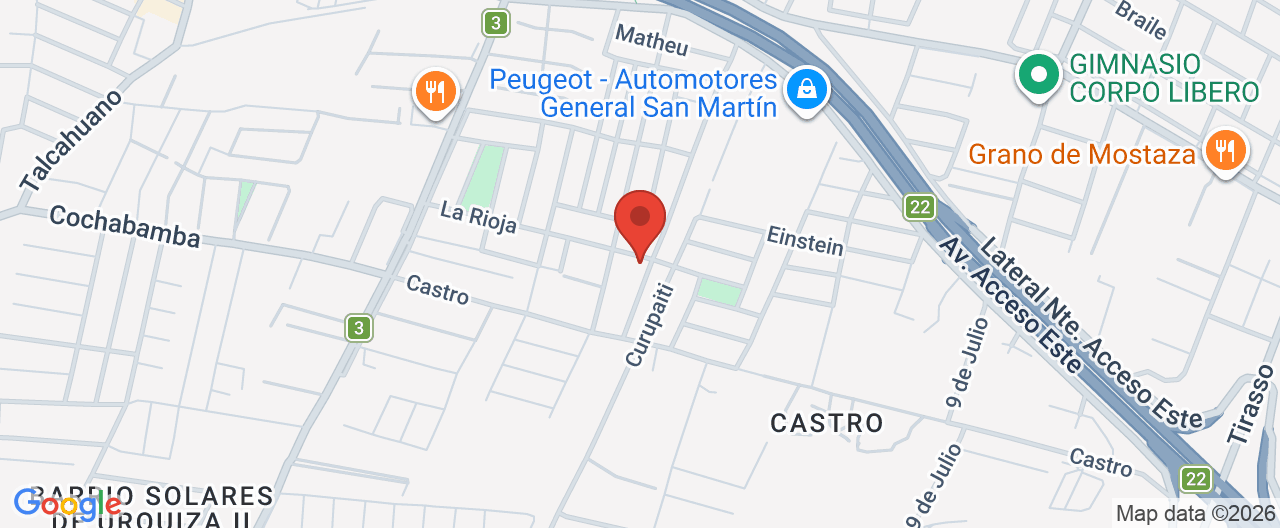 Mapa de la ubicación