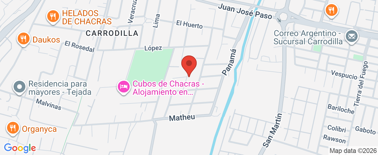 Mapa de la ubicación