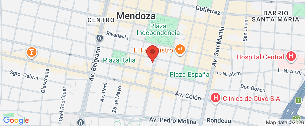 Mapa de la ubicación