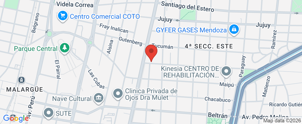 Mapa de la ubicación