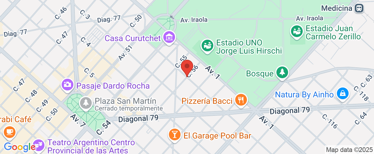 Mapa de la ubicación