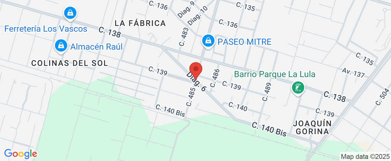Mapa de la ubicación