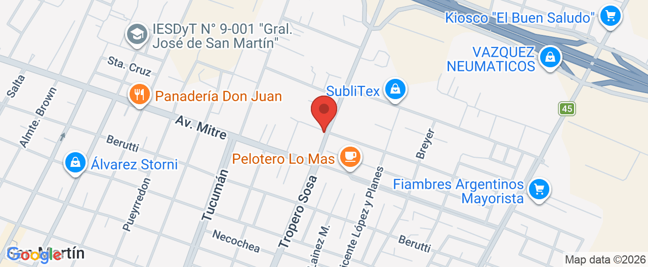 Mapa de la ubicación
