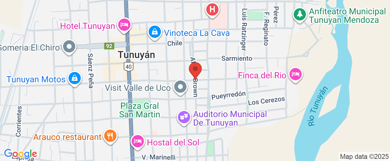 Mapa de la ubicación