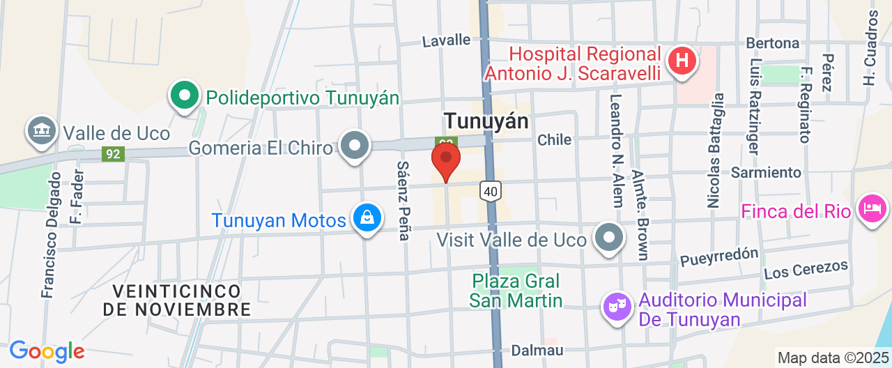 Mapa de la ubicación