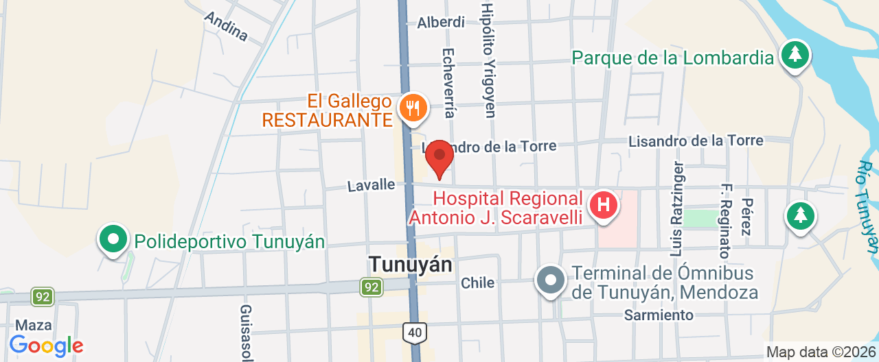 Mapa de la ubicación