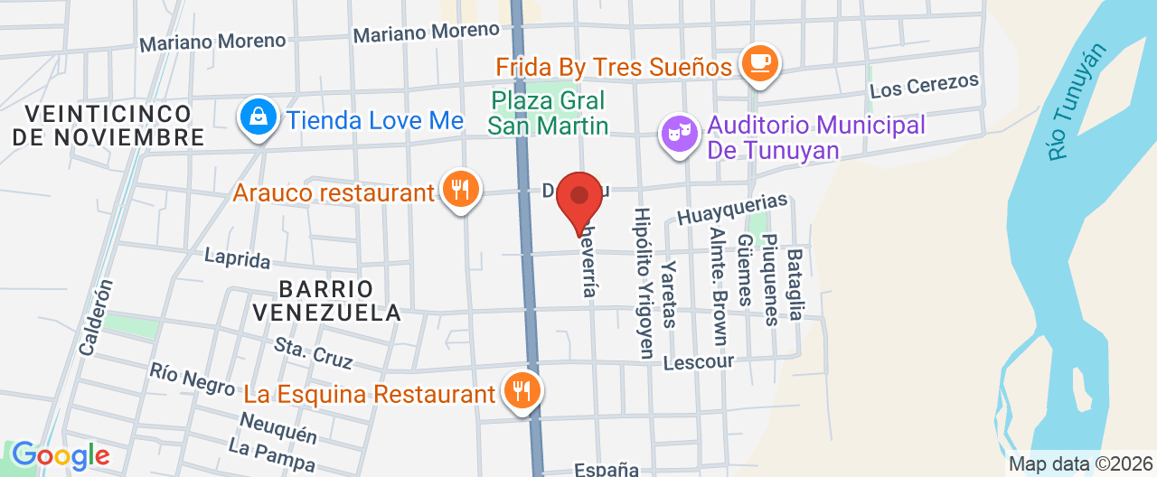 Mapa de la ubicación