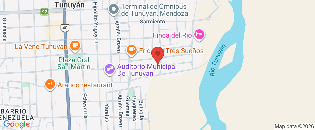 Mapa de la ubicación