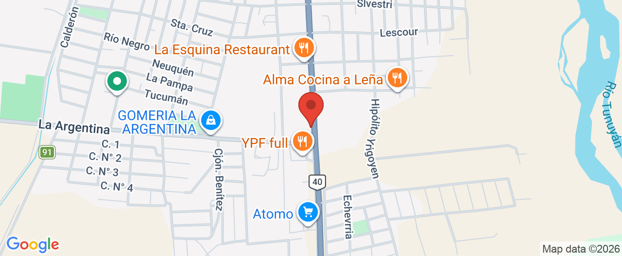 Mapa de la ubicación