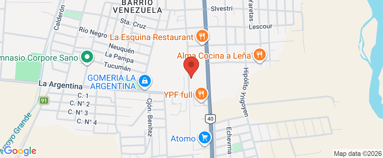 Mapa de la ubicación