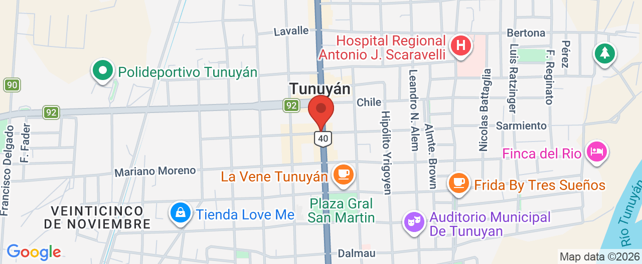 Mapa de la ubicación