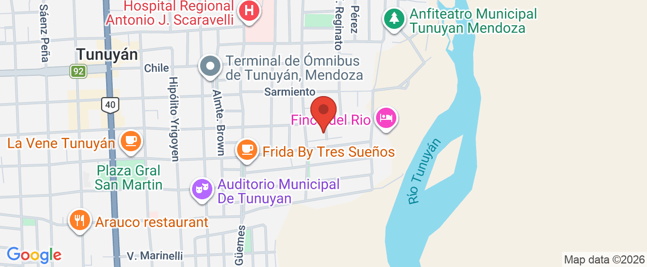 Mapa de la ubicación