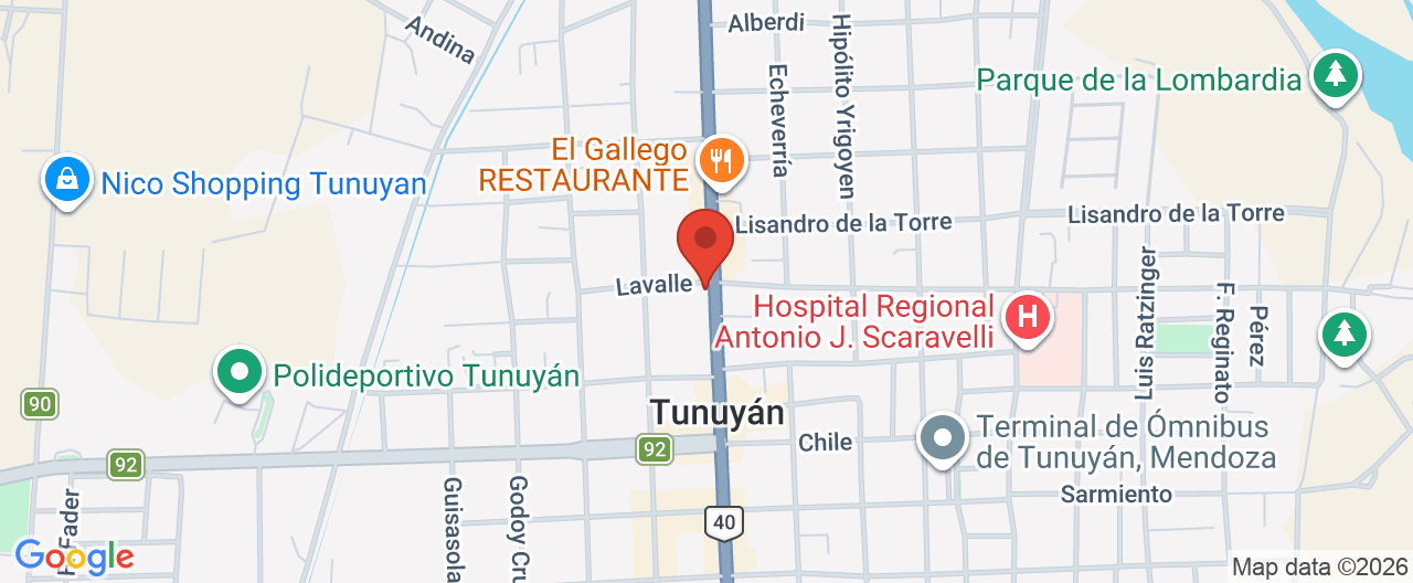 Mapa de la ubicación