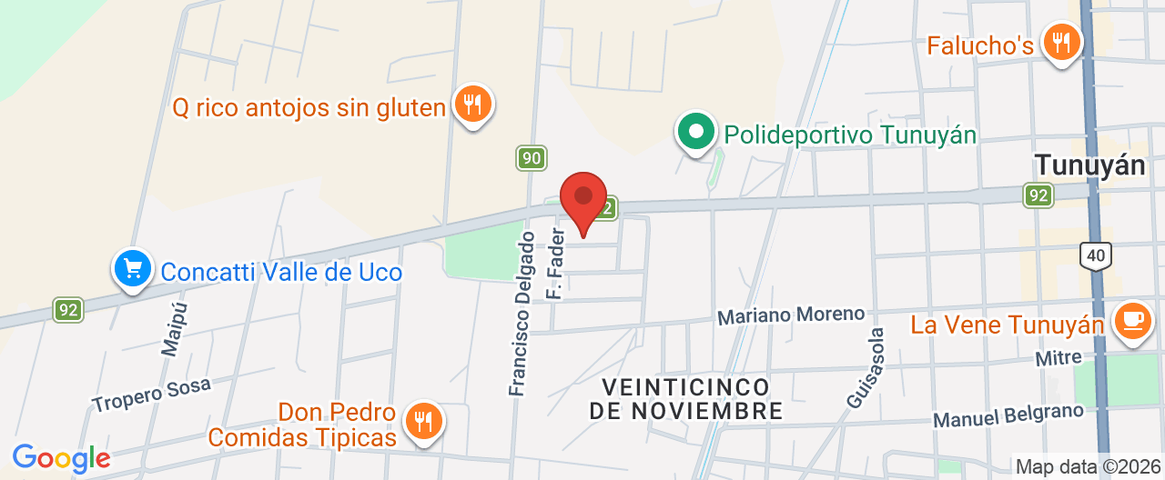Mapa de la ubicación