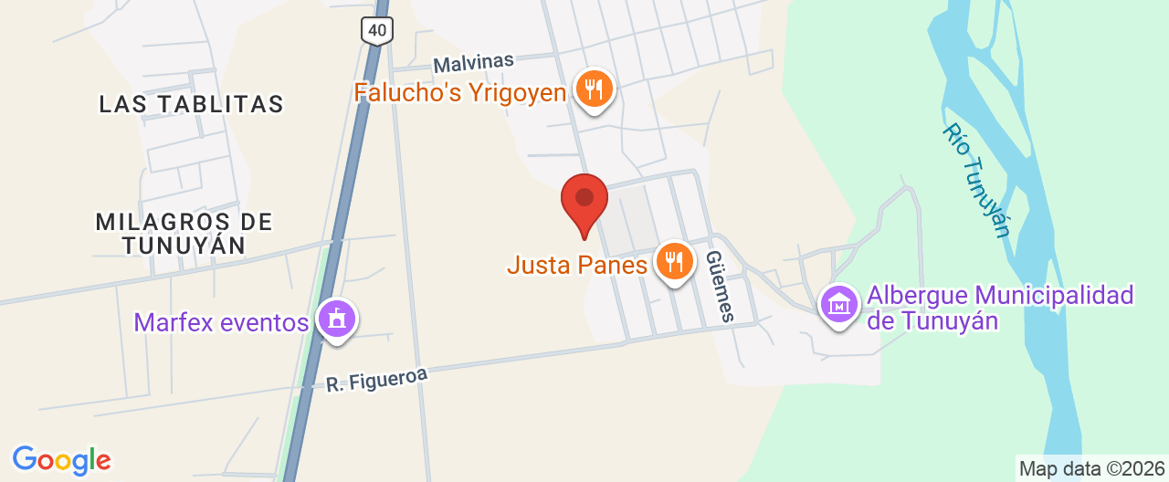 Mapa de la ubicación