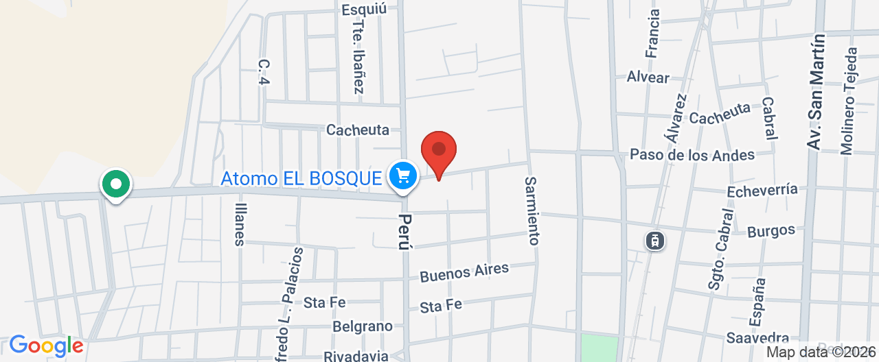 Mapa de la ubicación