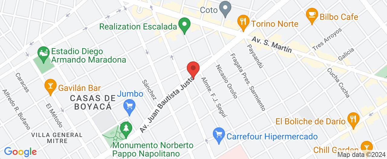 Mapa de la ubicación