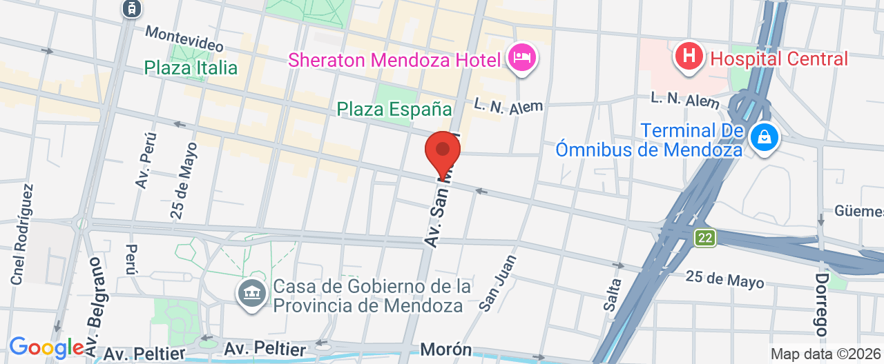 Mapa de la ubicación