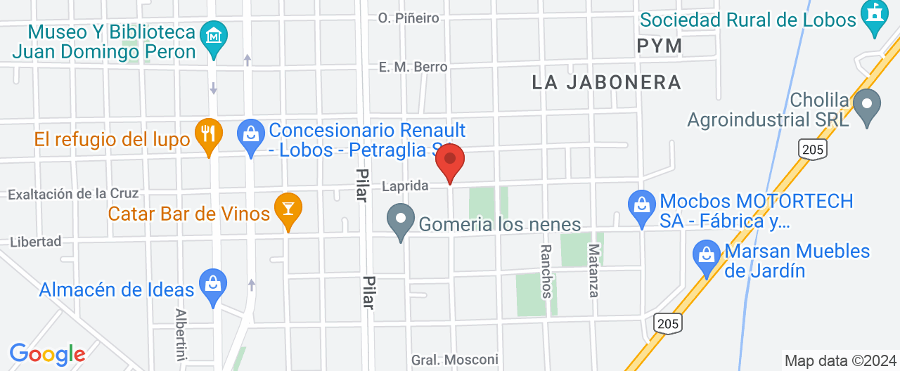 Mapa de la ubicación