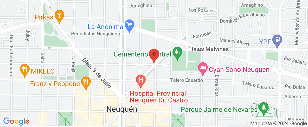 Mapa de la ubicación