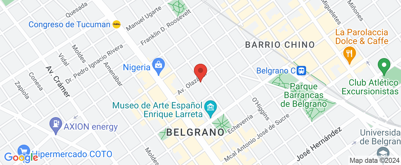 Mapa de la ubicación