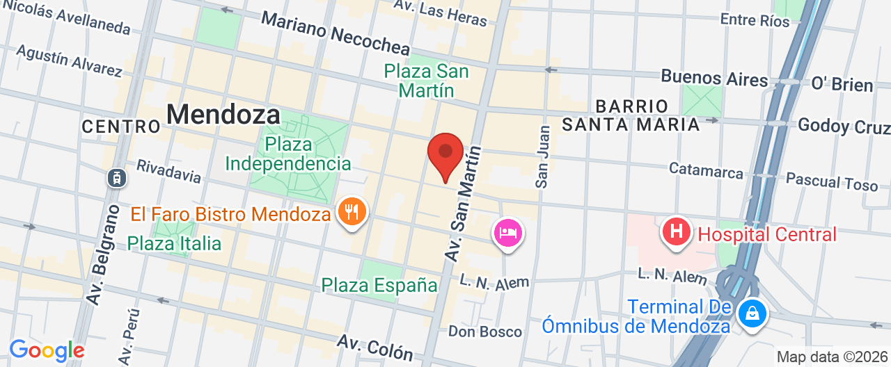 Mapa de la ubicación