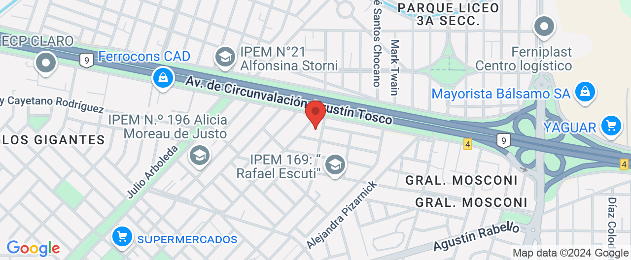 Mapa de la ubicación