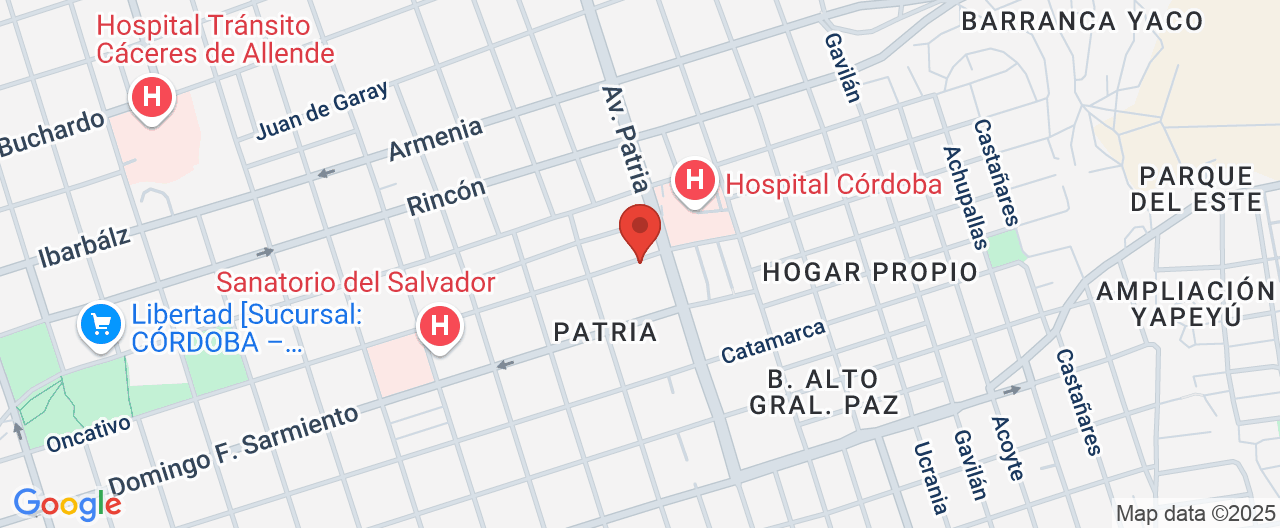 Mapa de la ubicación
