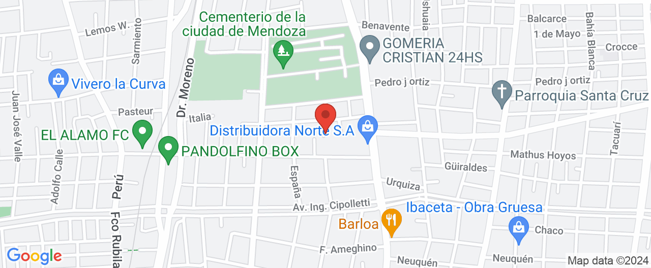 Mapa de la ubicación