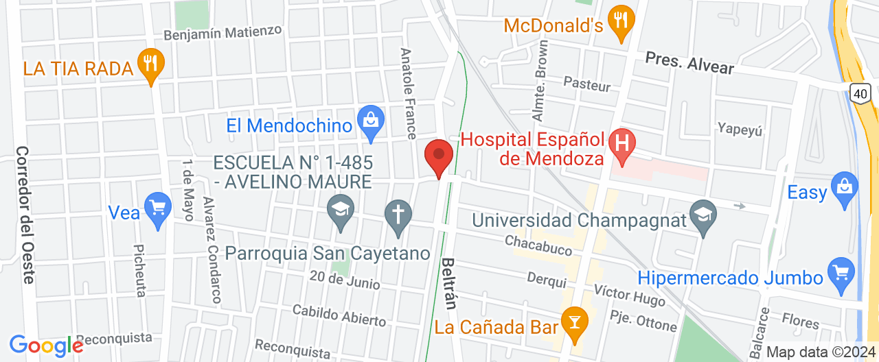 Mapa de la ubicación