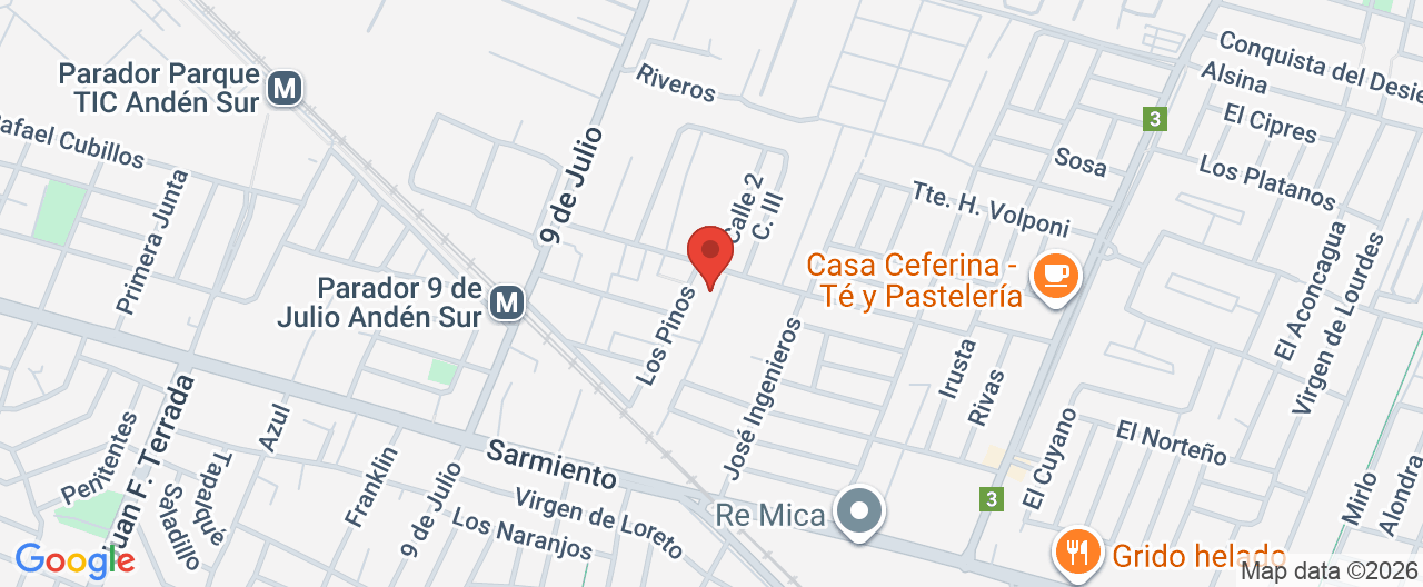 Mapa de la ubicación
