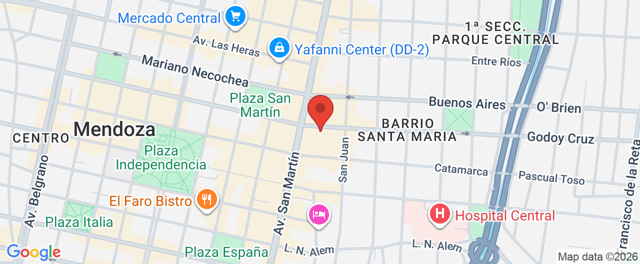 Mapa de la ubicación